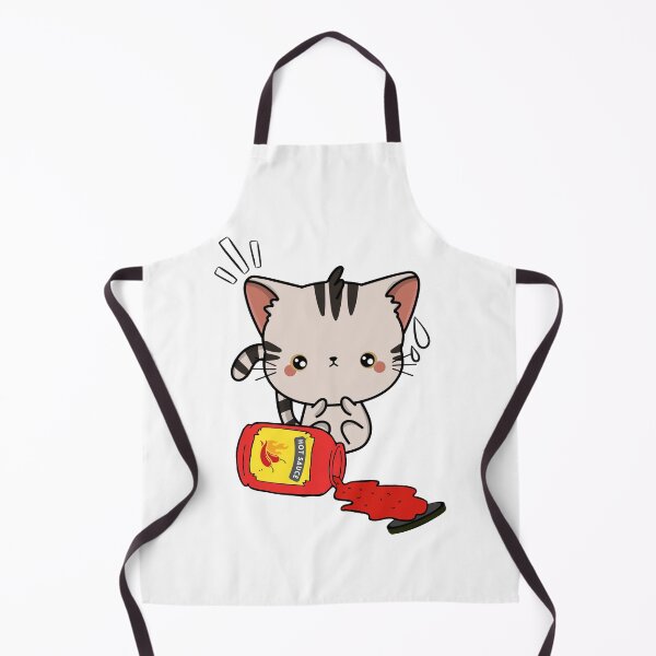 Item preview, Cute Tabby Cat Spilled hot sauce designed and sold by Pet Station.