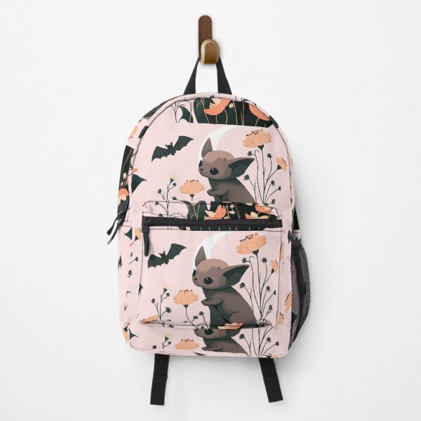 Item preview, Cute design, minimalist draw Bat with sakura flowers designed and sold by Daimonxart.