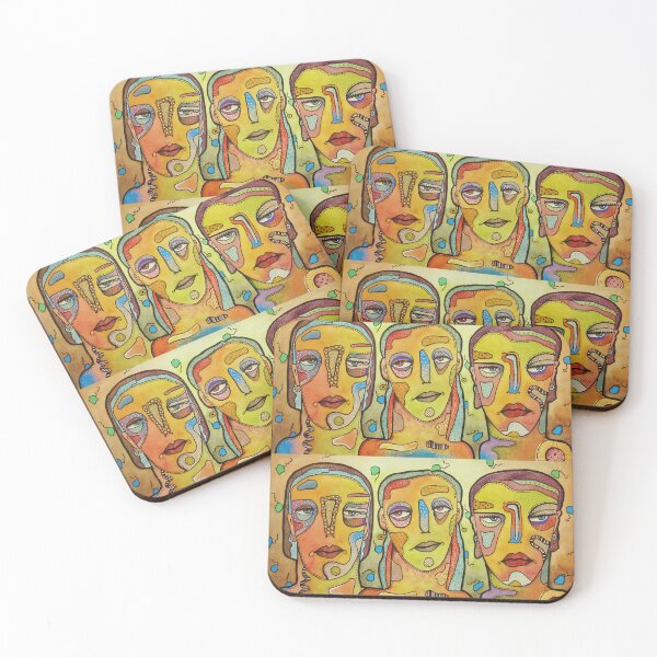 Item preview, Yellow People On Yellow designed and sold by Beatrice Roberts.