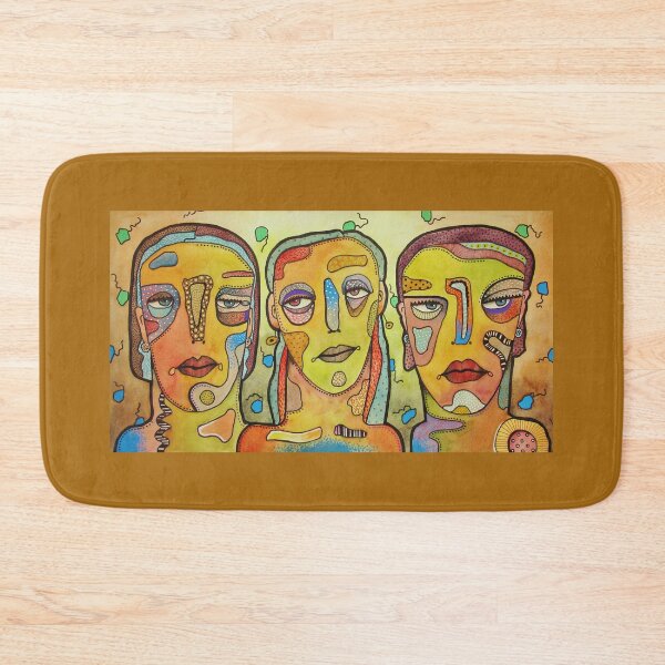 Item preview, Yellow People On Yellow designed and sold by Beatrice Roberts.