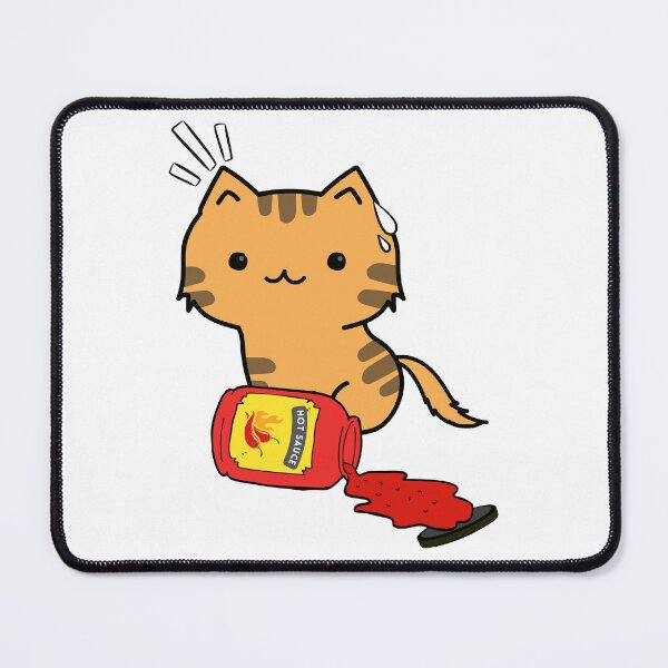 Item preview, Cute Orange Cat Spilled hot sauce designed and sold by Pet Station.
