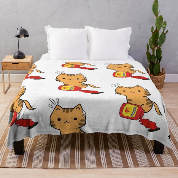 Item preview, Cute Orange Cat Spilled hot sauce designed and sold by Pet Station.