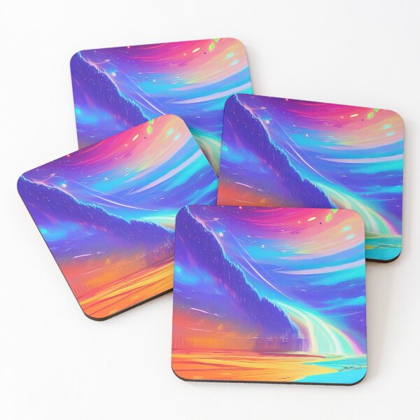 Item preview, Colorful surreal landscapes scenery with vibrant colors 39 designed and sold by vishalraifx.