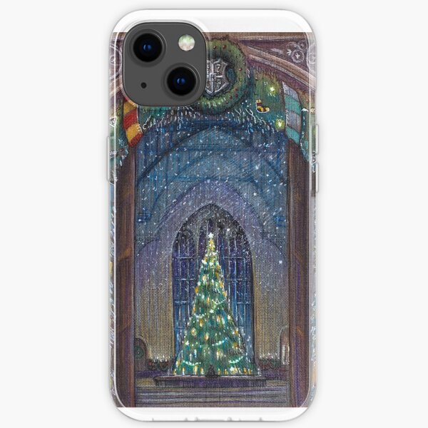 Potterhead Christmas door iPhone Soft Case