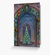 Potterhead Christmas door Greeting Card
