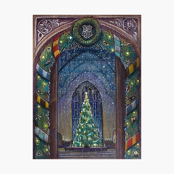 Potterhead Christmas door Photographic Print