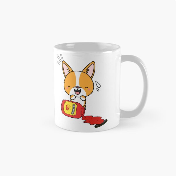 Item preview, Cute Corgi Spilled hot sauce designed and sold by Pet Station.