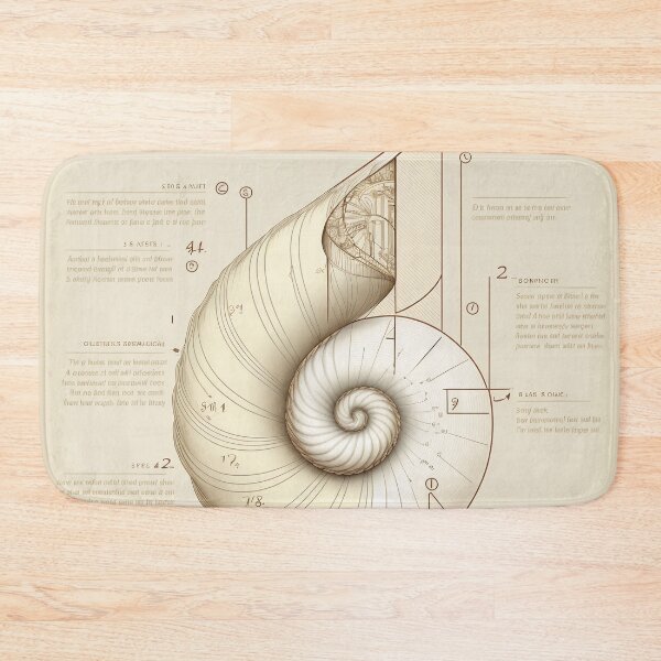 Item preview, Hand Drawn Fibonacci Style Infographic  designed and sold by RAGANADesign.