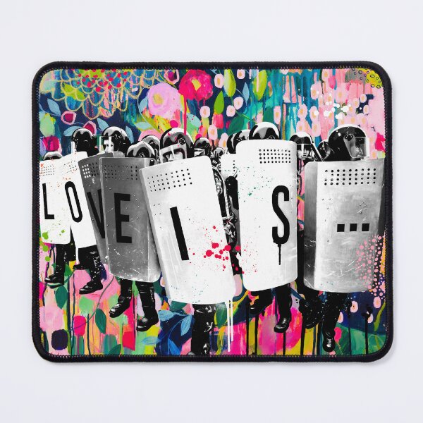 Item preview, Banksy inspired pop art designed and sold by Helt-Sort.