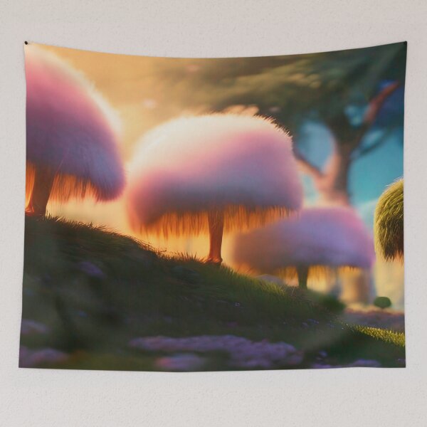Item preview, Fluffy pink trees designed and sold by moonspirits.