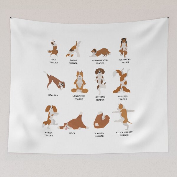 Item preview, Types of Traders, Funny  Trader gift, Unique gift for stock market, forex, crypto, day traders, and options trader, Dog lover trader designed and sold by TradingTeesKids.