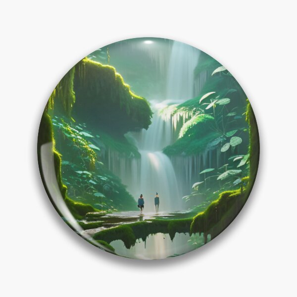 Artikelvorschau, Nettes Paar in Wasserfällen in einem Wald entworfen und verkauft von Trendy-Now.