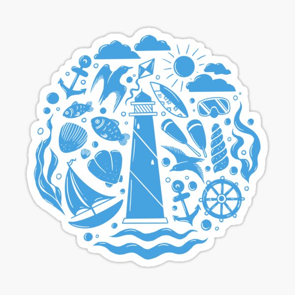 Item preview, Nautical Elements designed and sold by NadyaOrangeKiss.