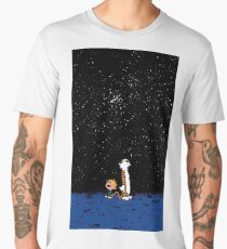 calvin and hobbes nigh Men's Premium T-Shirt