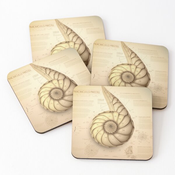 Item preview, Hand Drawn Fibonacci Style Infographic  designed and sold by RAGANADesign.