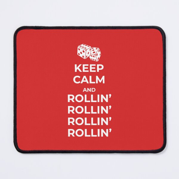Item preview, Keep calm and rolling a die d6 designed and sold by projectpima.