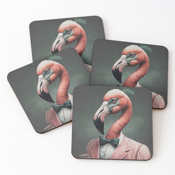 Item preview, Gentleman Flamingo #1 designed and sold by MichaelMayArt.