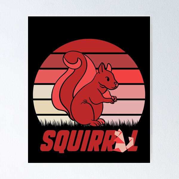 Item preview,   squirrel art lovely red designed and sold by myt-shirt.