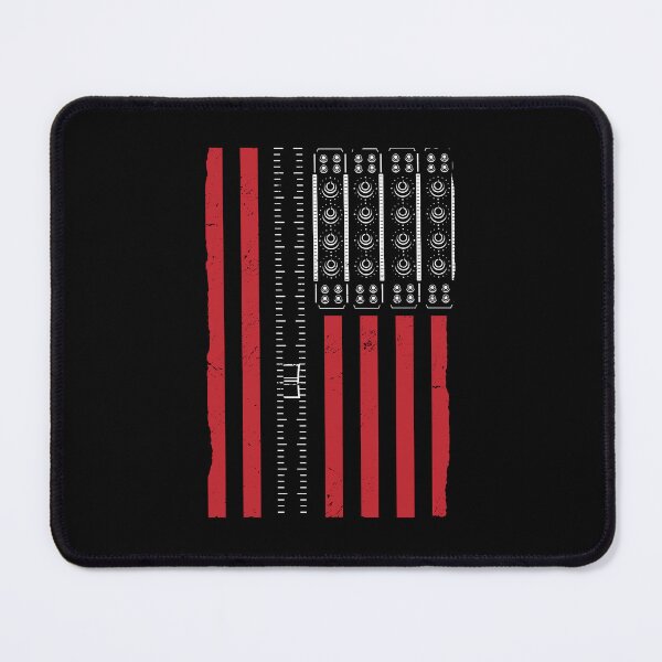 Item preview, USA Flag with Synthesizer Panel designed and sold by GreenMall.