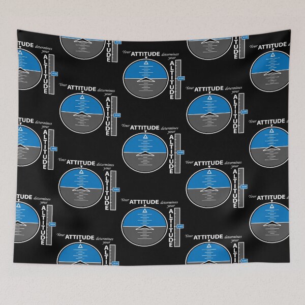 Item preview, Attitude Altitude Aviation Positive Message designed and sold by DomenicoBarone.