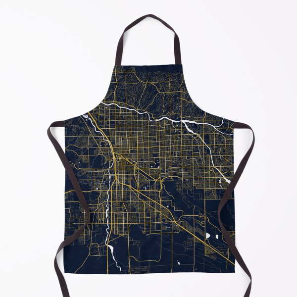 Item preview, Tucson City Map of Arizona, USA - Gold Art Deco designed and sold by deMAP.