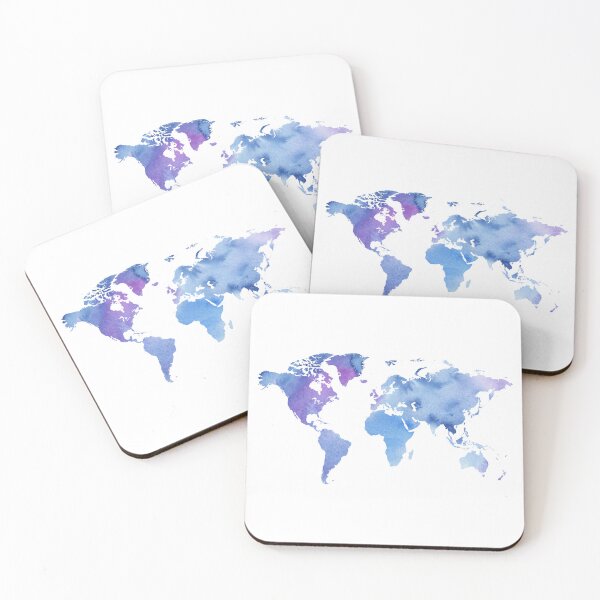 Item preview, Watercolor World Map designed and sold by T-shirt-Designs.