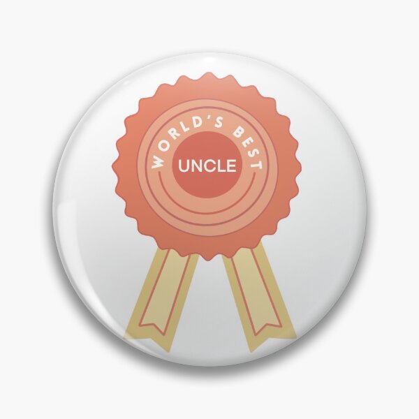 Item preview, Worlds Best Uncle Ribbon designed and sold by design-lx.