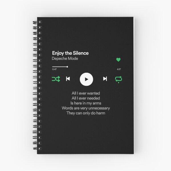Item preview, Streaming Music: Enjoy the silence designed and sold by Periodic Table of Synthpop.