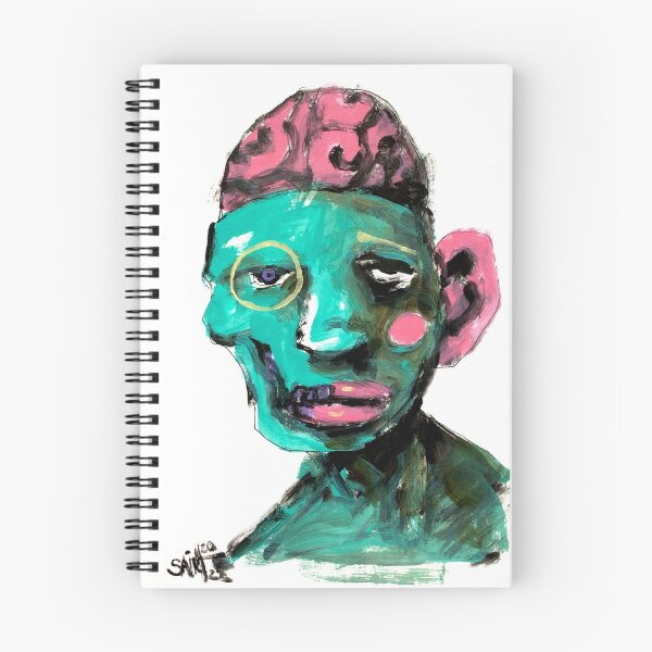 Item preview, Zombie Mutant Horror Contemporary Abstract Acrylic Hand Drawing Colorful Painting Art designed and sold by Ruslan Aksenov.