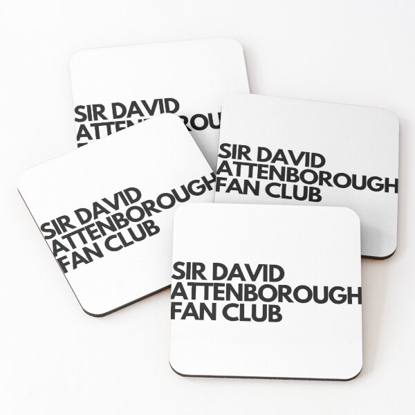 Item preview, David Attenborough FAN CLUB - National treasure and natural historian  designed and sold by LuckyLlamas.