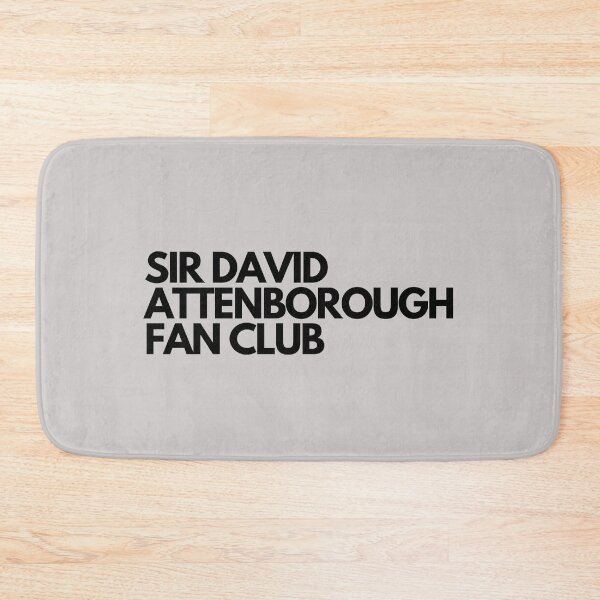 Item preview, David Attenborough FAN CLUB - National treasure and natural historian  designed and sold by LuckyLlamas.