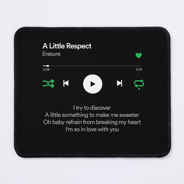 Item preview, Streaming Music: A little respect designed and sold by Periodic Table of Synthpop.