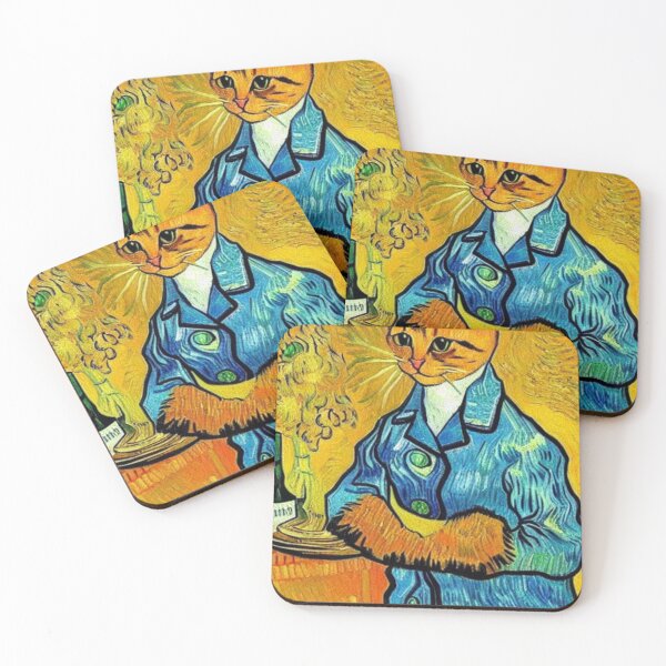 Item preview, Cat Van Gogh Style #12 designed and sold by cardia1991.