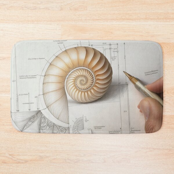 Item preview, Hand Drawn Fibonacci Style Infographic  designed and sold by RAGANADesign.
