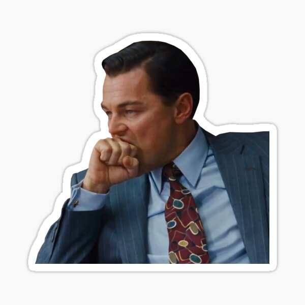 The Wolf of Wall Street - Biting Sticker Sticker