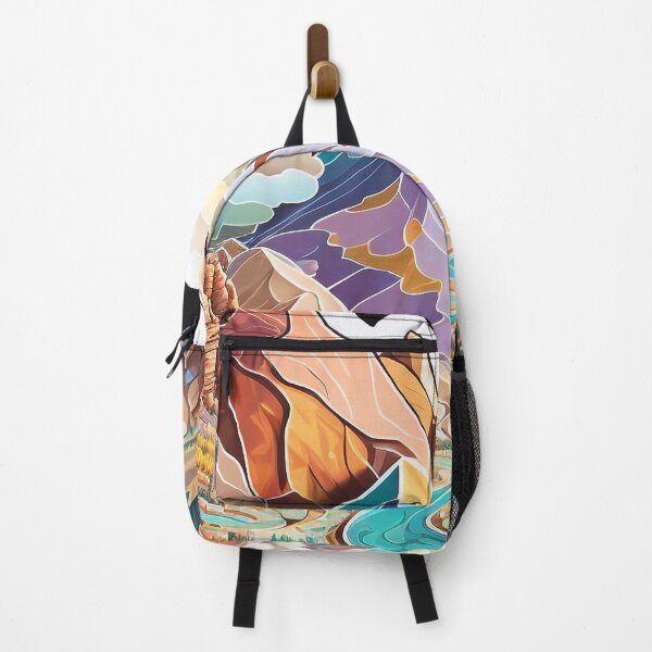 Item preview, Rocky Mountains - Colorful Cartoon Landmarks designed and sold by Sunchaser World.