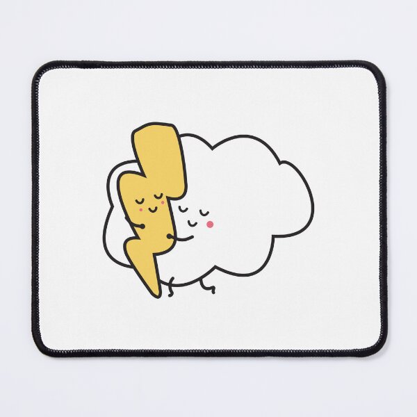 Item preview, The Spectacular Power Hug With Cute Cloudy And Flashy  designed and sold by Sugarpuffdesign.