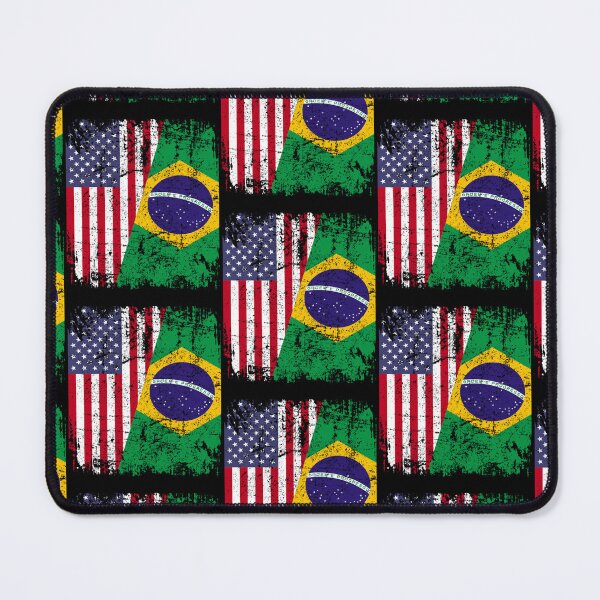 Item preview, Brazilian Roots Half American Flag Brazil designed and sold by DomenicoBarone.
