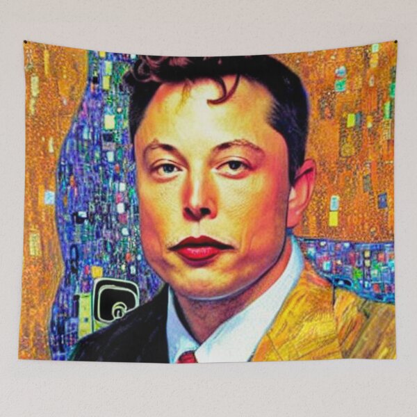 Item preview, Elon Musk. 4 designed and sold by meme-stuff.
