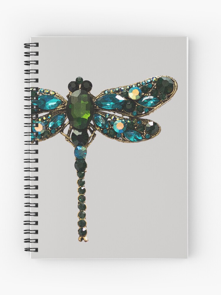 Thumbnail 1 of 3, Spiral Notebook, Jewellery Dragonfly magic designed and sold by oodelally.