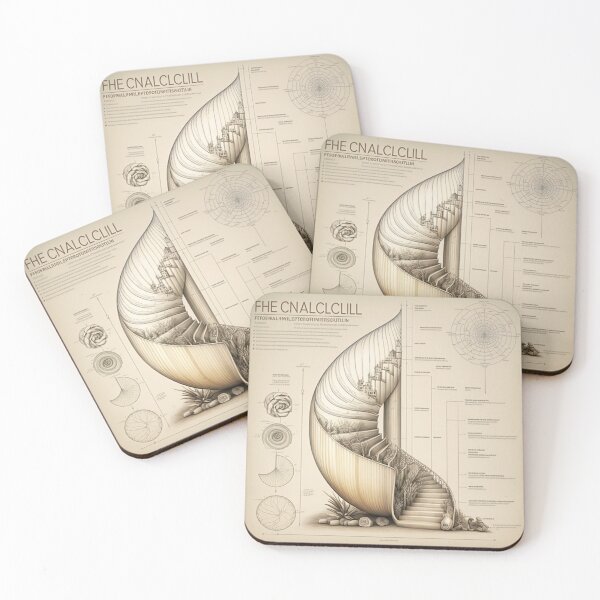Item preview, Hand Drawn Fibonacci Style Infographic  designed and sold by RAGANADesign.