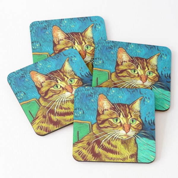Item preview, Cat Van Gogh Style #13 designed and sold by cardia1991.