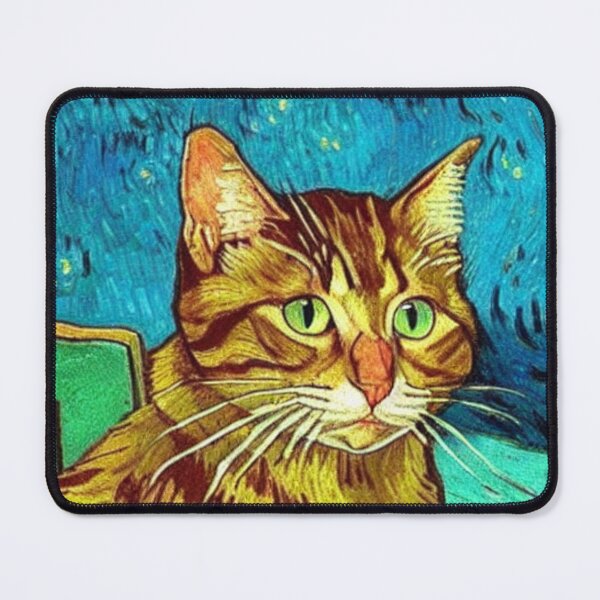 Item preview, Cat Van Gogh Style #13 designed and sold by cardia1991.