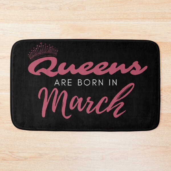 Item preview, Queens Are Born In March - March Birthday Quotes Aesthetic designed and sold by shellagrash.