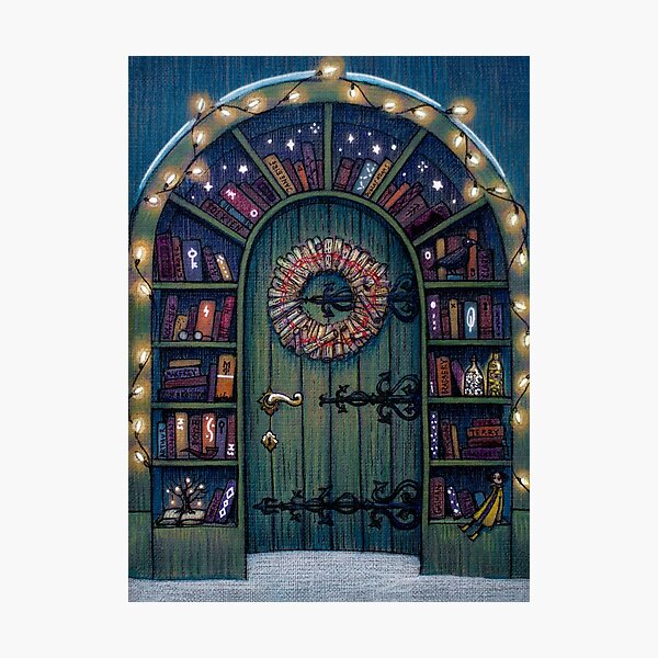 Item preview, Magic World of Books Door designed and sold by illustore.