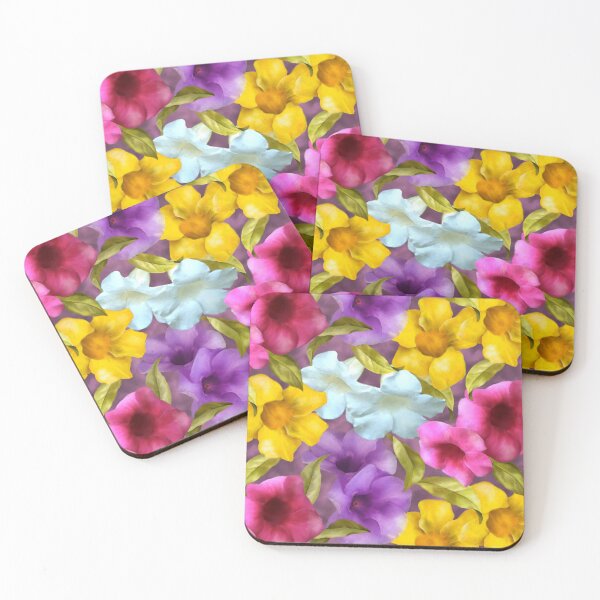 Item preview, Colorful Alamanda Seamless Repeated Pattern Design  designed and sold by Tina Veenstra.