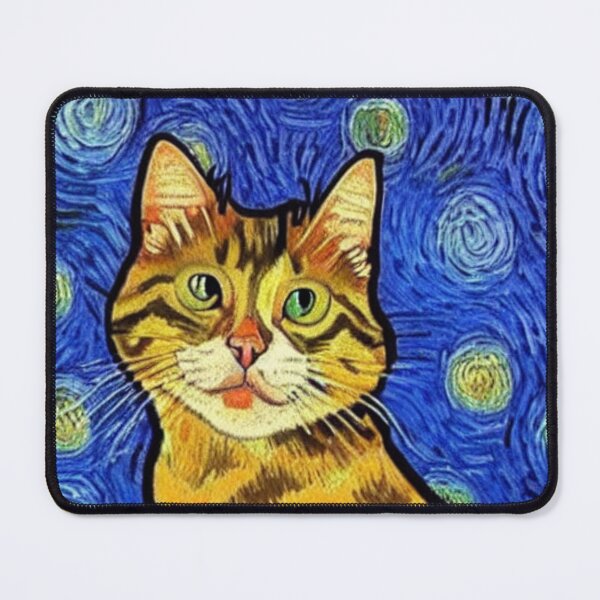Item preview, Cat Van Gogh Style #14 designed and sold by cardia1991.