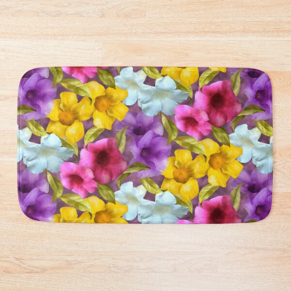Item preview, Colorful Alamanda Seamless Repeated Pattern Design  designed and sold by Tina Veenstra.