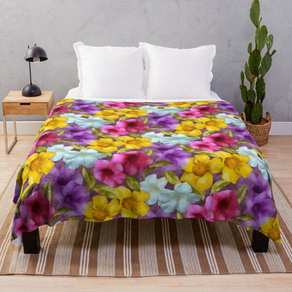 Item preview, Colorful Alamanda Seamless Repeated Pattern Design  designed and sold by Tina Veenstra.