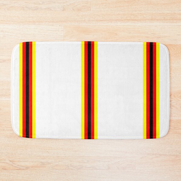 Item preview, Red Black Yelllow Mod Racing Stripes fashion design designed and sold by ModSupporters.